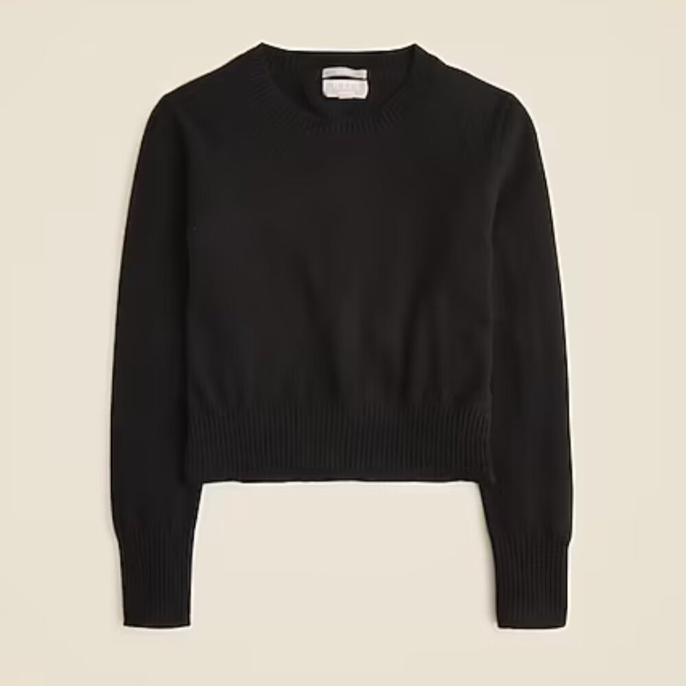 J. Crew Cashmere shrunken crewneck sweater size XS